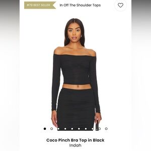 Sheer Off the Shoulder Blouse with Ruched Detail